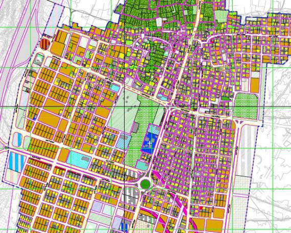 نقشه کاربری اراضی شهر جندق