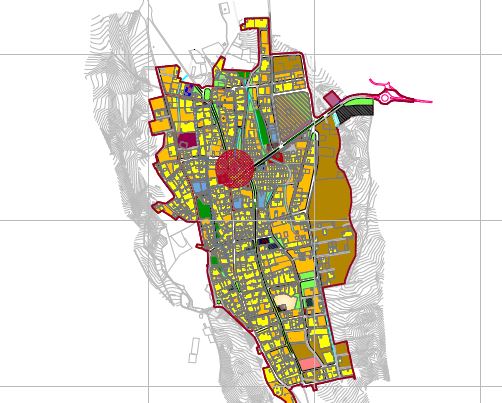 نقشه کاربری اراضی شهر لایبید