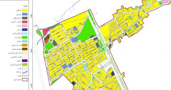 نقشه کاربری اراضی شهر مشکات