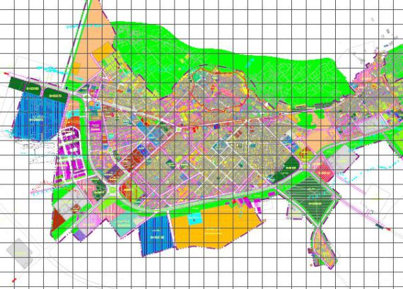 نقشه کاربری اراضی شهر نایین